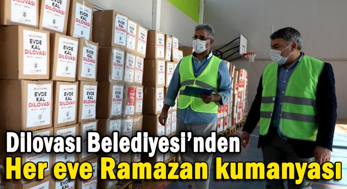 Dilovası Belediyesi'den her eve Ramazan kumanyası