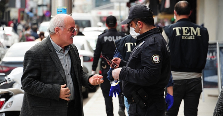 Kocaeli'de 105 kişiye Korona cezası