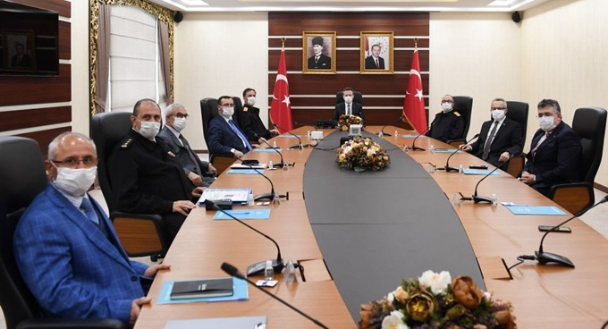 Koordinasyon toplantısı, Aksoy tarafından gerçekleştirildi