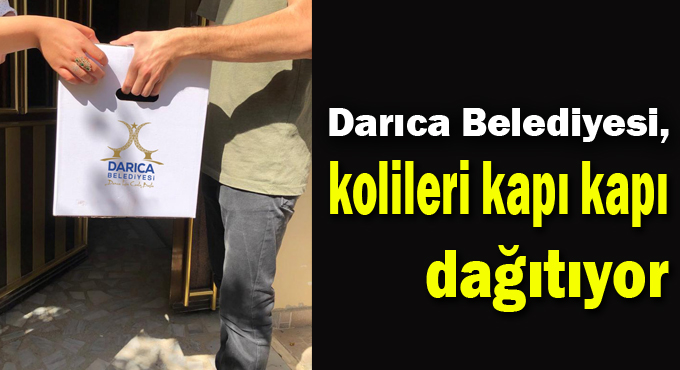 Darıca ihtiyaç sahiplerine 5 bin adet gıda kolisi dağıtıyor