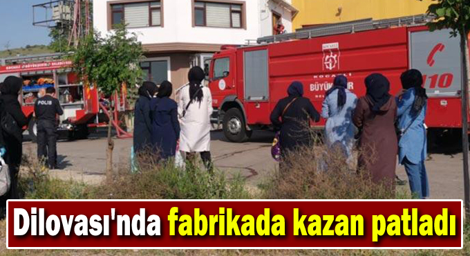 Dilovası'nda fabrikada kazan patladı