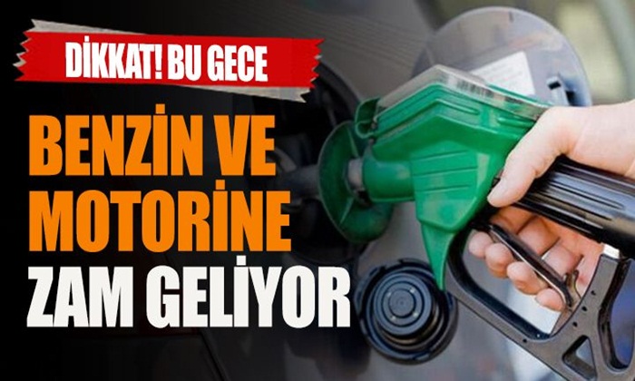 Benzin ve motorine zam geliyor