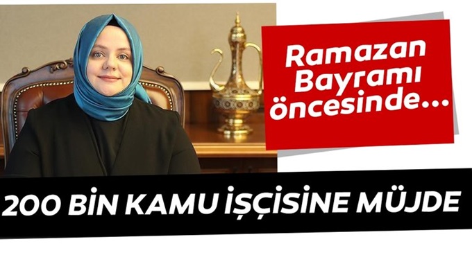 200 bin kamu işçisine müjde