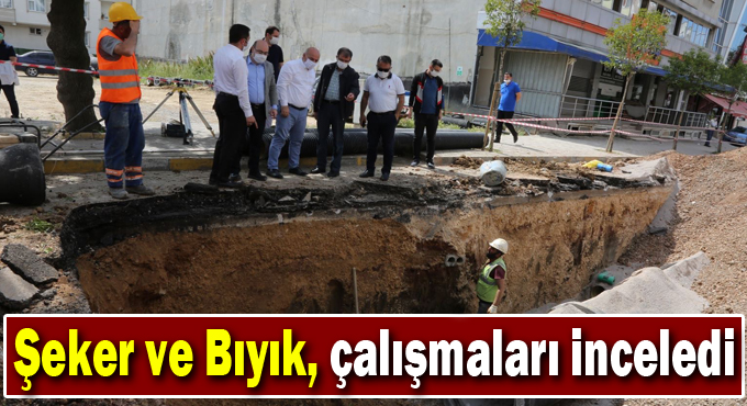 Şeker ve Bıyık, çalışmaları inceledi