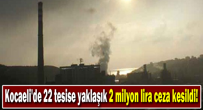 Kocaeli'de 22 tesise yaklaşık 2 milyon lira ceza kesildi!