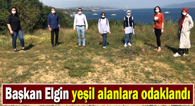 Başkan Elgin Yeşil Alanlara Odaklandı