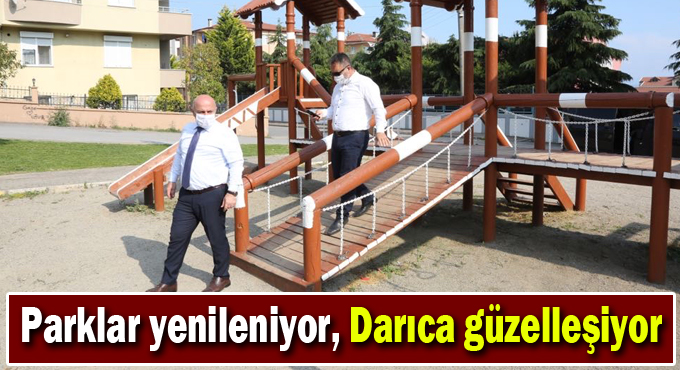 Parklar yenileniyor, Darıca güzelleşiyor