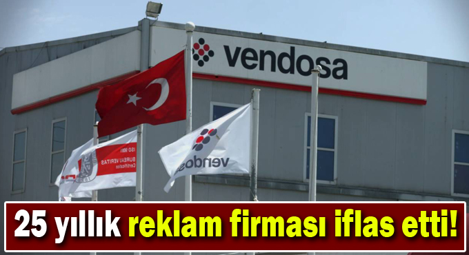 25 yıllık reklam firması iflas etti!