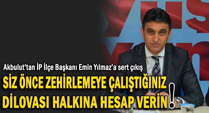 Akbulut, Başkan Şayir'e sahip çıktı!