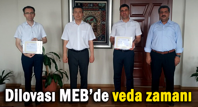 Dilovası Şube Müdürleri veda etti