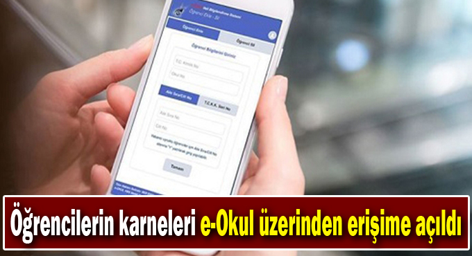 Öğrencilerin karneleri e-Okul üzerinden erişime açıldı