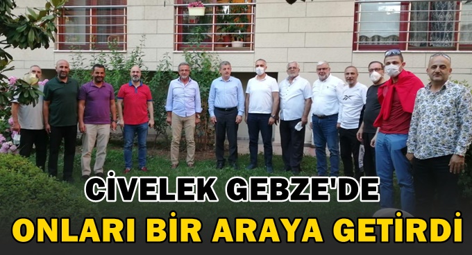 AK Parti'nin efsane ismi Gebze'de o isimlerle buluştu!