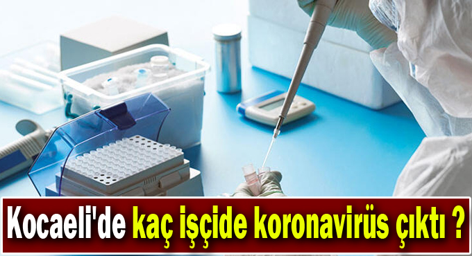 Kocaeli'de kaç işçide koronavirüs çıktı ?