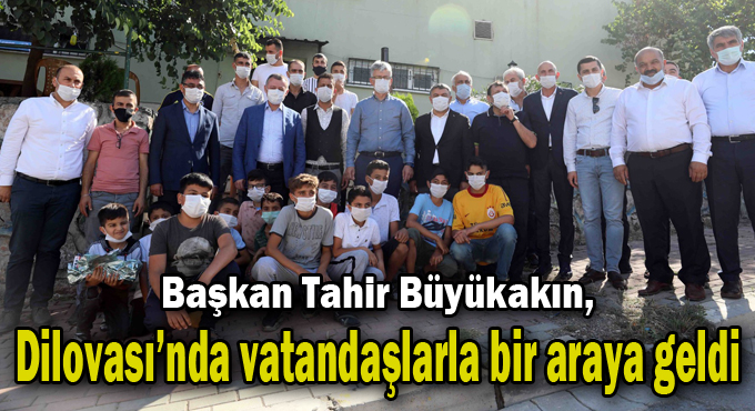 Başkan Büyükakın, Dilovası’nda vatandaşlarla bir araya geldi