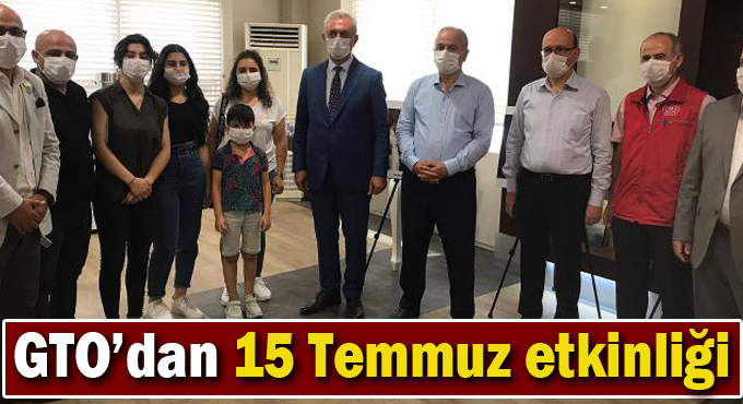 GTO’dan 15 Temmuz resim sergisi