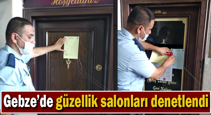 Gebze’de Güzellik Salonları Denetlendi