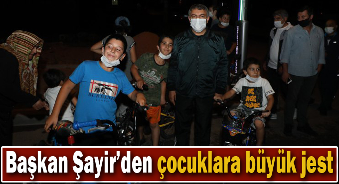 Başkan Şayir’den Çocuklara Büyük Jest