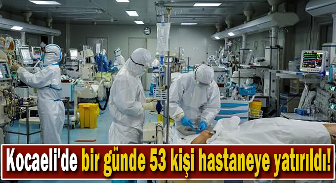 Kocaeli'de bir günde 53 kişi hastaneye yatırıldı!