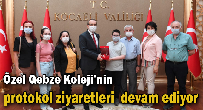 Özel Gebze Koleji'nin protokol ziyaretleri devam ediyor