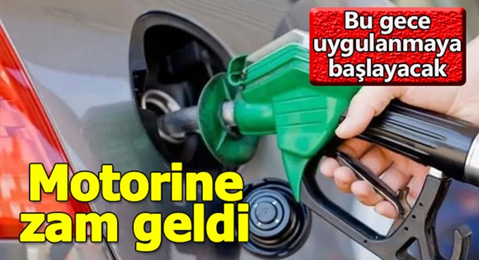 Motorine zam geldi!