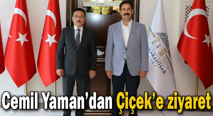 Cemil Yaman'dan Çiçek'e ziyaret