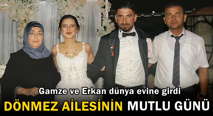 Çayırovalı Dönmez ailesinin mutlu günü