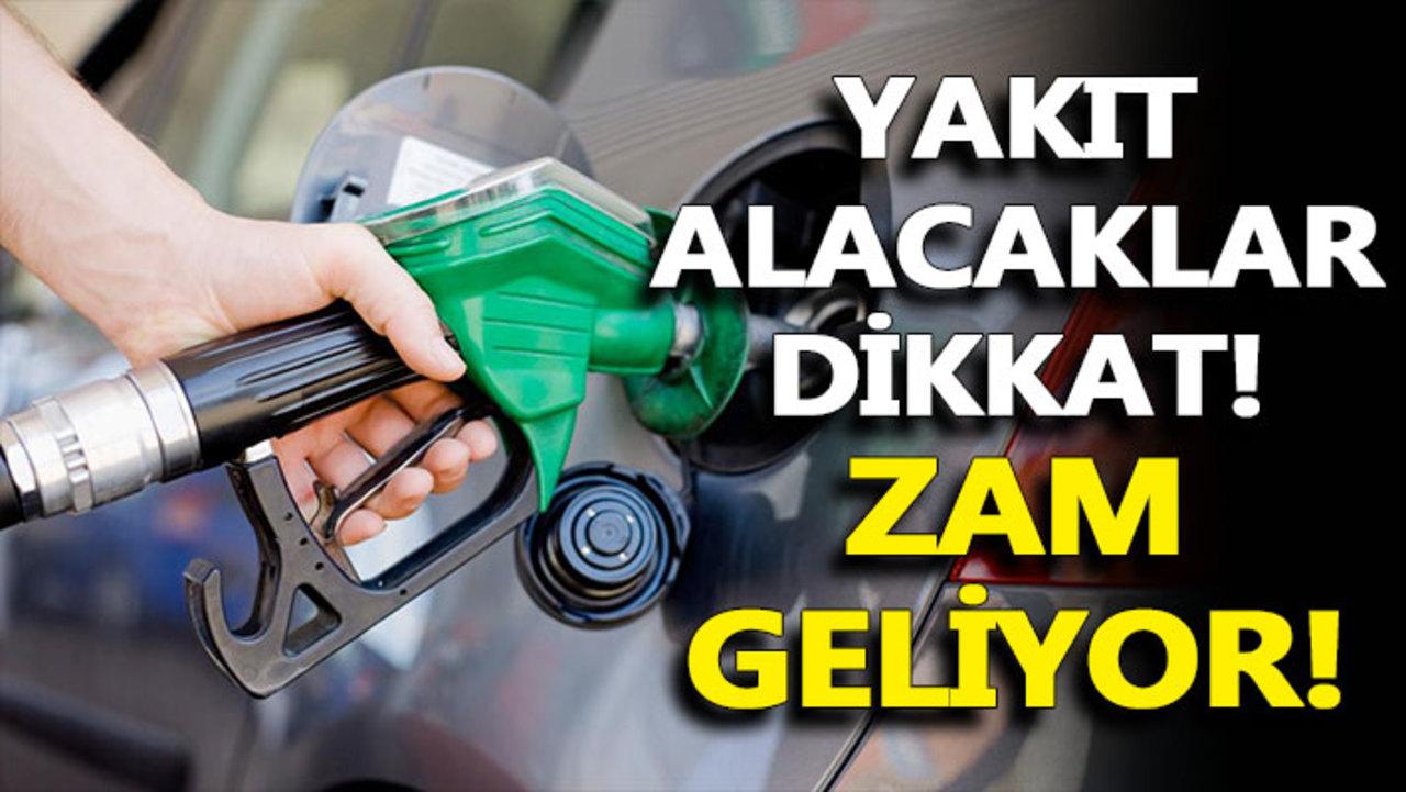 Benzine büyük zam!