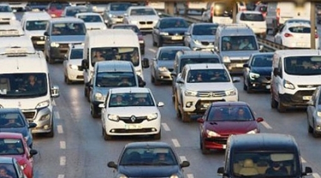 Kocaeli'de trafiğe kayıtlı araç sayısı