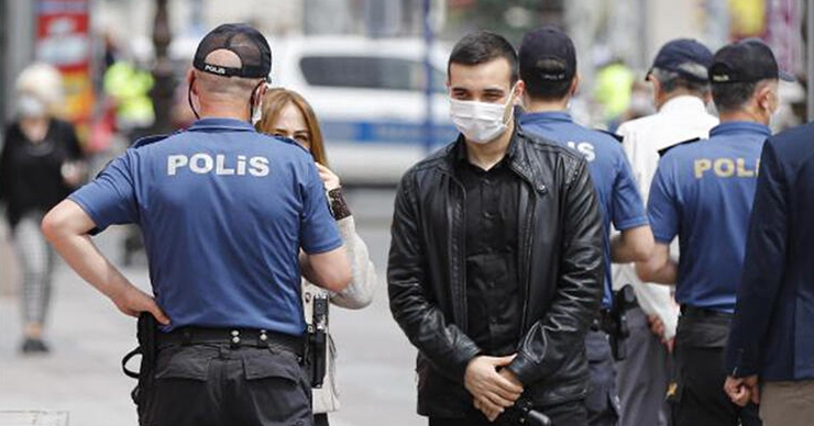 Korona denetiminde 380 tane ceza kesildi