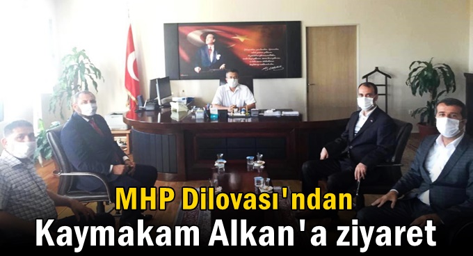 MHP'den Kaymakam Alkan'a ziyaret