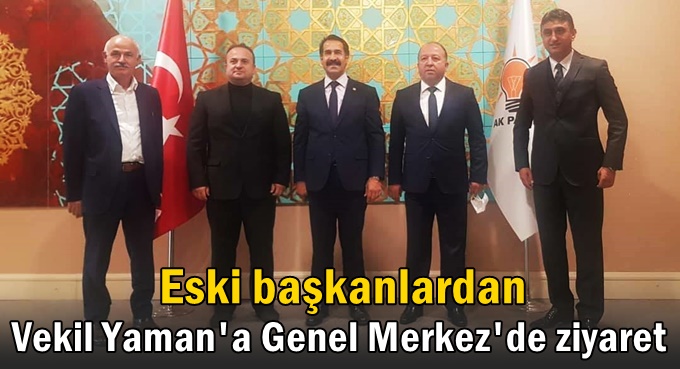 Vekil Yaman, eski başkanları ağırladı