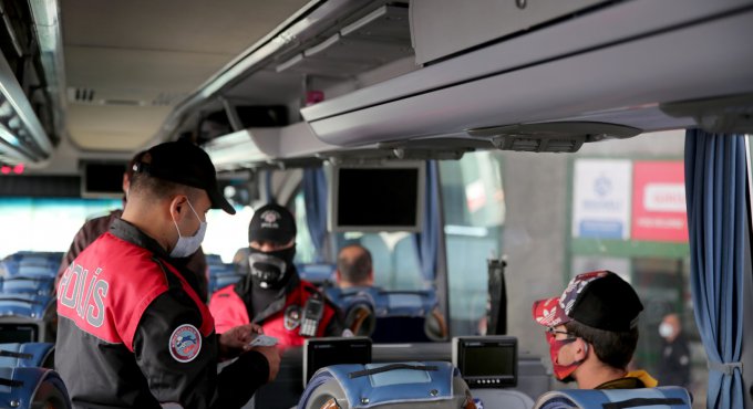 Toplu ulaşım araçlarında Covid-19 denetimi