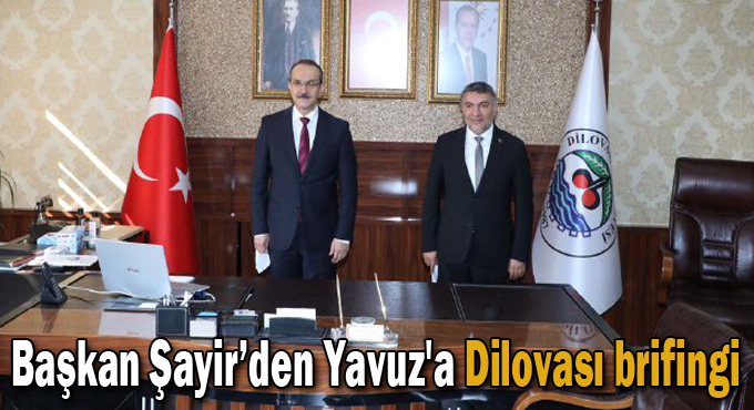Başkan Şayir’den Vali Yavuz'a Dilovası brifingi