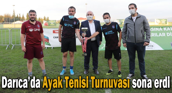 Darıca’da Ayak Tenisi Turnuvası sona erdi