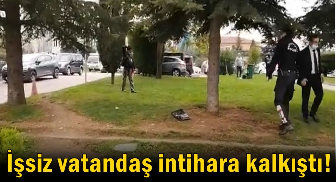 Gebze'de İşsiz vatandaş intihara kalkıştı!