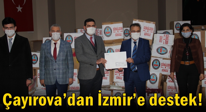 Çayırova’dan İzmir’e destek!