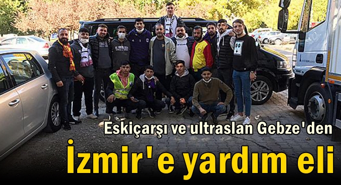 Gebze'den İzmir'e yardım eli!