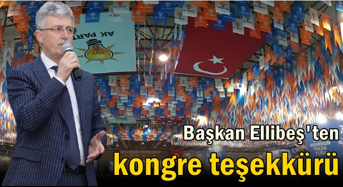 Ellibeş'ten kongre teşekkürü