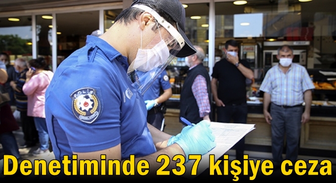 Kocaeli'de Koronavirüs denetiminde 237 kişiye ceza