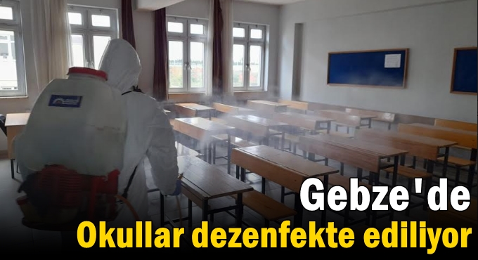 Okullar sınav için dezenfekte edildi