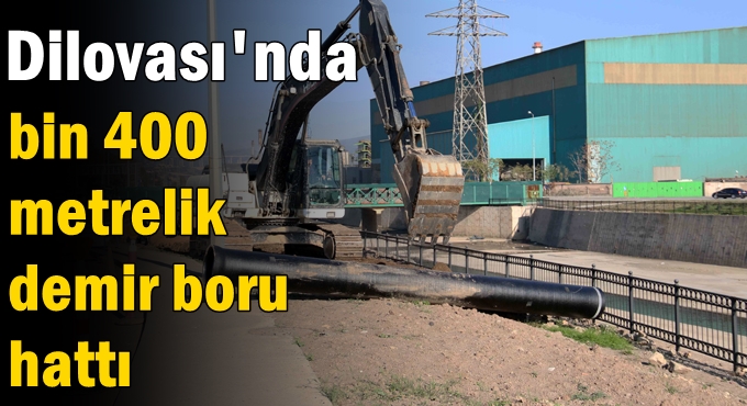 Dilovası’ndaki alt yapı çalışmasında bin metrelik kısım tamamlandı