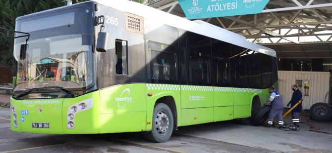 Güvenli yolculuk için otobüsler kışa hazır