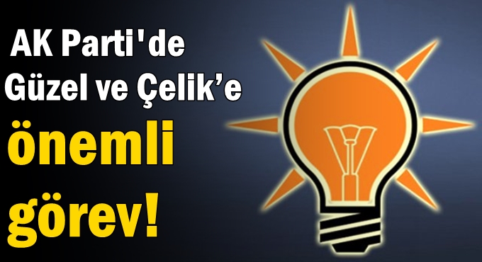 Güzel ve Çelik’e önemli görev!
