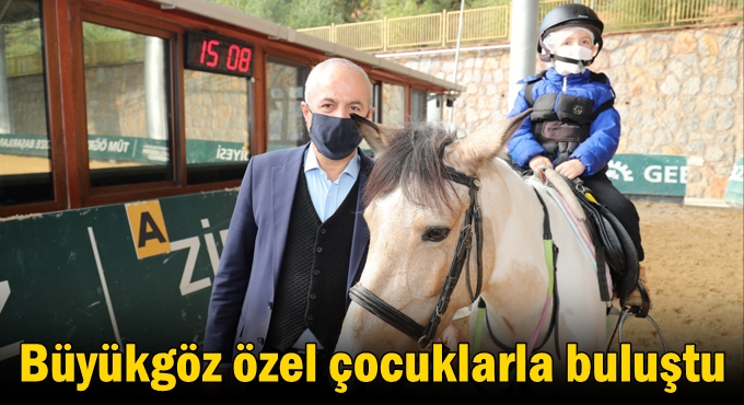 Başkan Büyükgöz özel çocuklarla buluştu