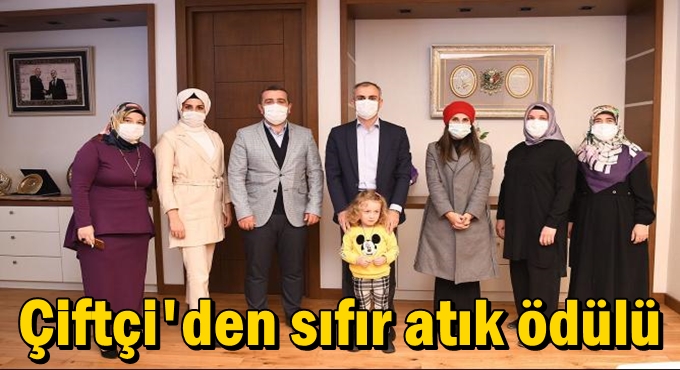 Çiftçi'den sıfır atık ödülü