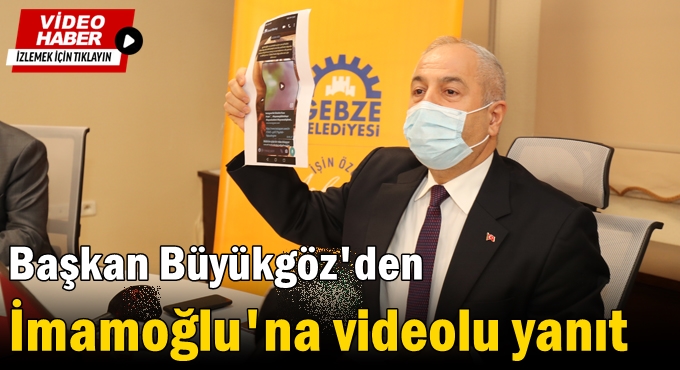 Büyükgöz'den İmamoğlu'na videolu gönderme