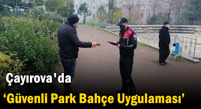 Çayırova'da maske takmayan 2 kişiye ceza!