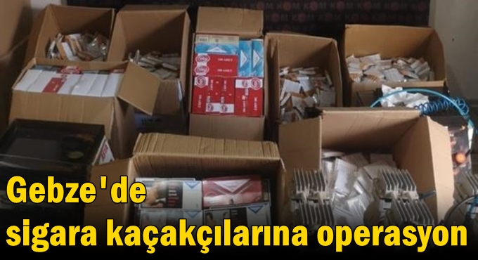 Evi kaçak sigara imalathanesine çevirmişler