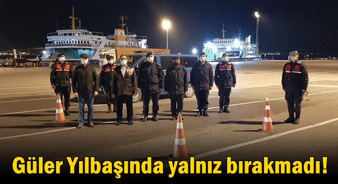 Güler Yılbaşında yalnız bırakmadı!