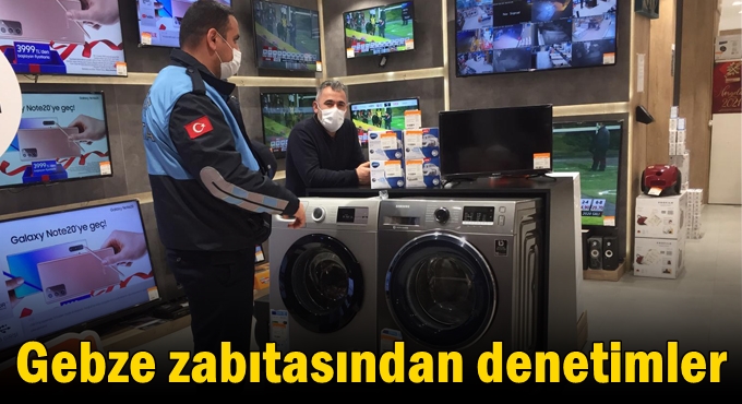 Gebze zabıtasından denetimler